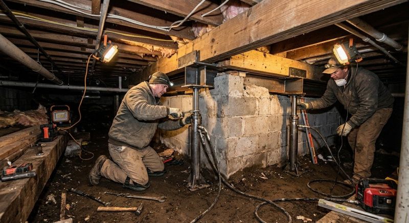 Basement Foundation Repair in Ellenwood, GA