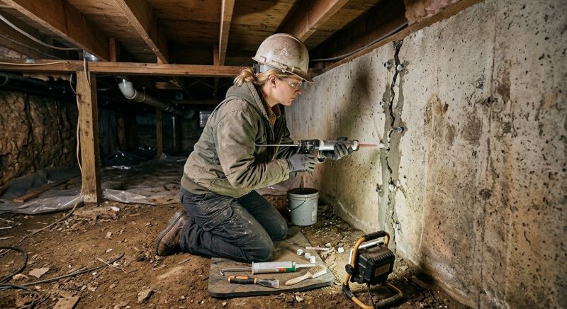 Basement Foundation Repair in Tyrone, GA