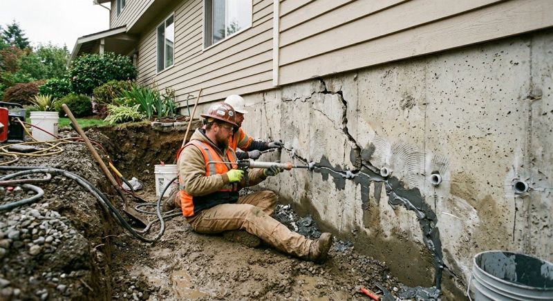 Basement Foundation Repair in Union City, GA
