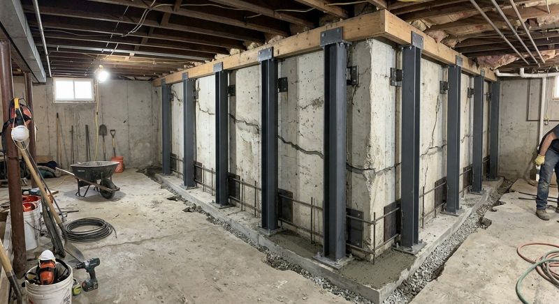 Basement Stabilization in Henry County, GA