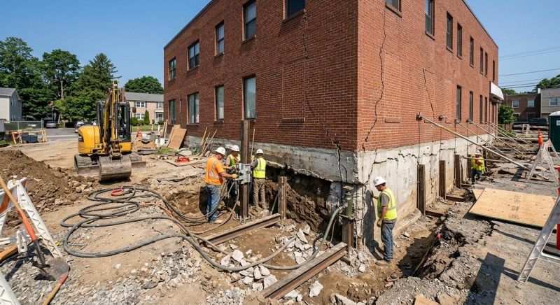 Building Foundation Repair in Dekalb County, GA