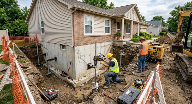 Building Foundation Repair in Peachtree City, GA