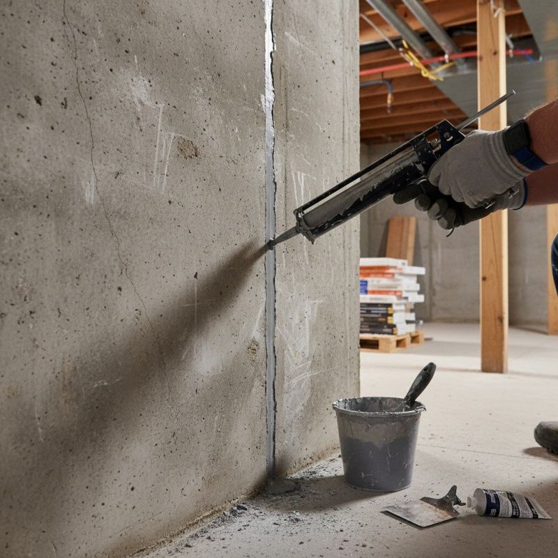 Cracked Basement Floor Repair in Henry County, GA