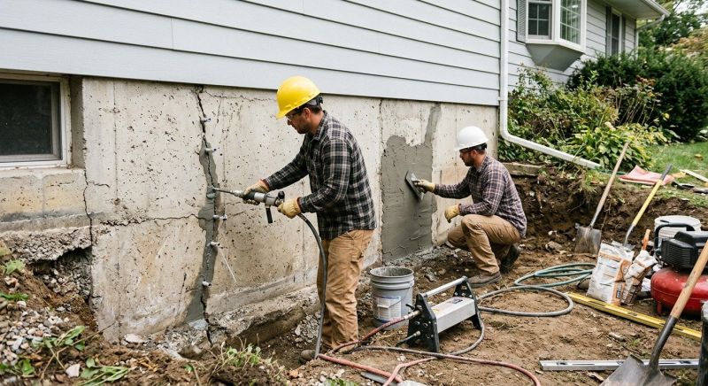 Cracked Foundation Repair in Covington, GA