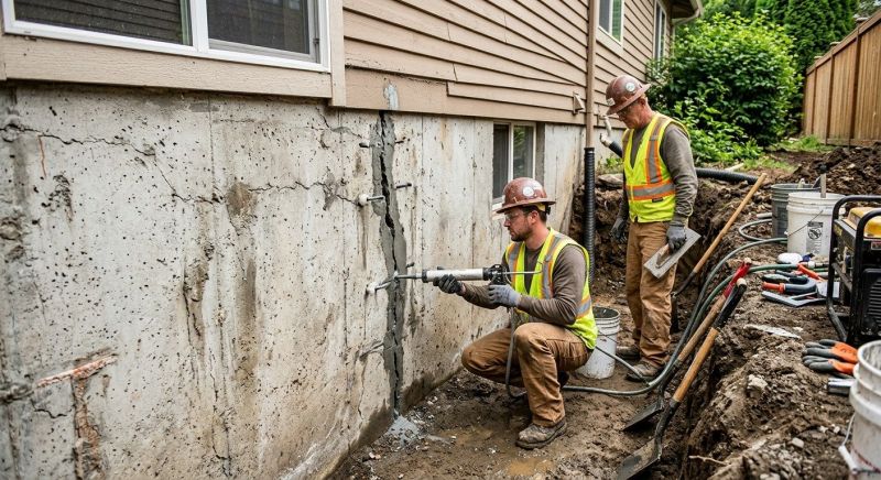 Cracked Foundation Repair in Dekalb County, GA