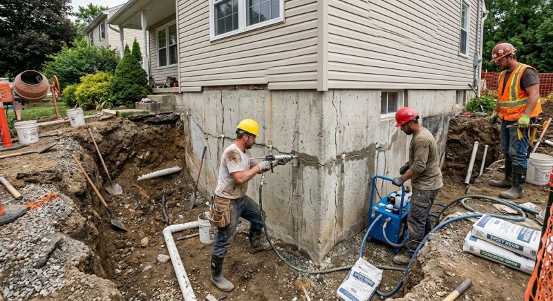 Cracked Foundation Repair in Locust Grove, GA