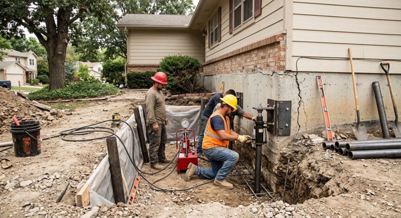 Cracked Foundation Repair in Mcdonough, GA