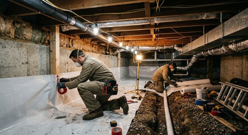 Crawl Space Leveling in Henry County, GA