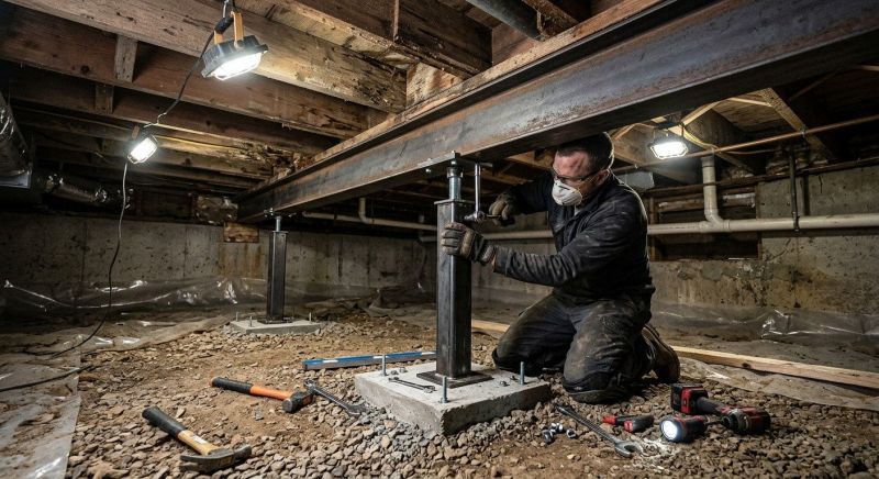 Crawlspace Structural Repair in Henry County, GA