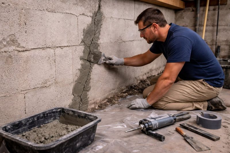 Foundation Crack Repair in Mcdonough, GA