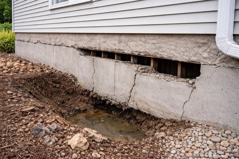 Foundation Damage Repair in Peachtree City, GA