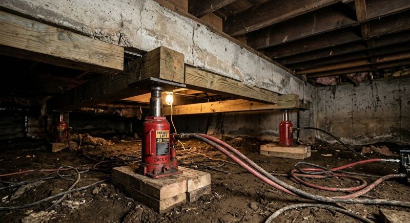 Foundation Jacking in Hampton, GA