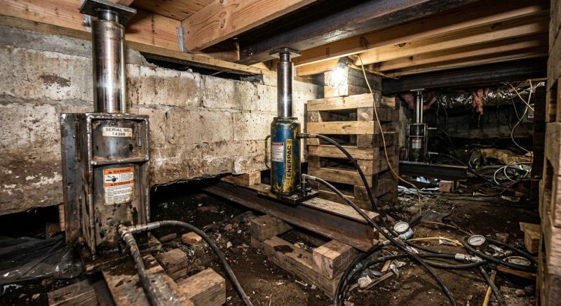 Foundation Jacking in Peachtree City, GA