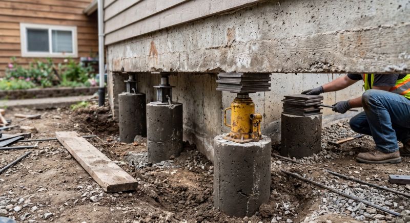 Foundation Pier Leveling in Henry County, GA