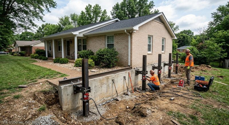 Foundation Pier Leveling in Henry County, GA