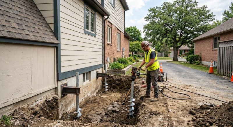 Helical Piers Installation in Henry County, GA