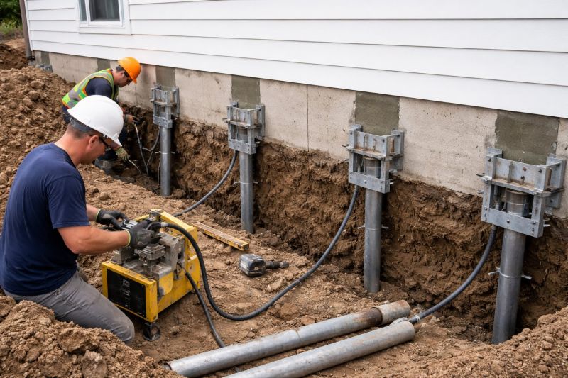 Helical Piers Installation in Henry County, GA