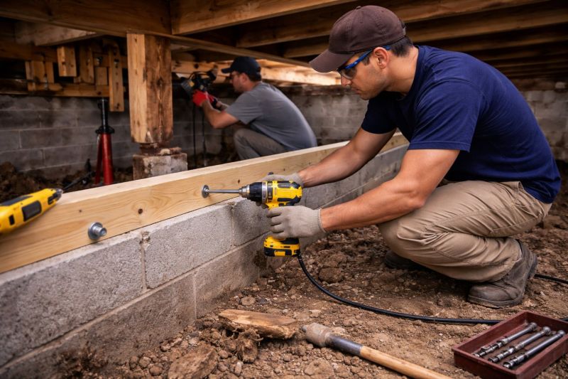 House Foundation Repair in Brooks, GA