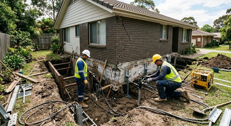 House Foundation Repair in Stockbridge, GA