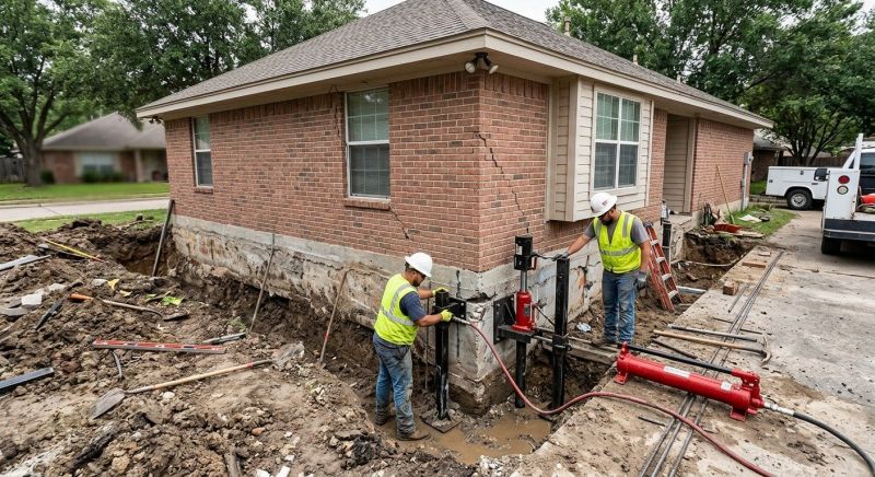 House Foundation Repair in Tyrone, GA
