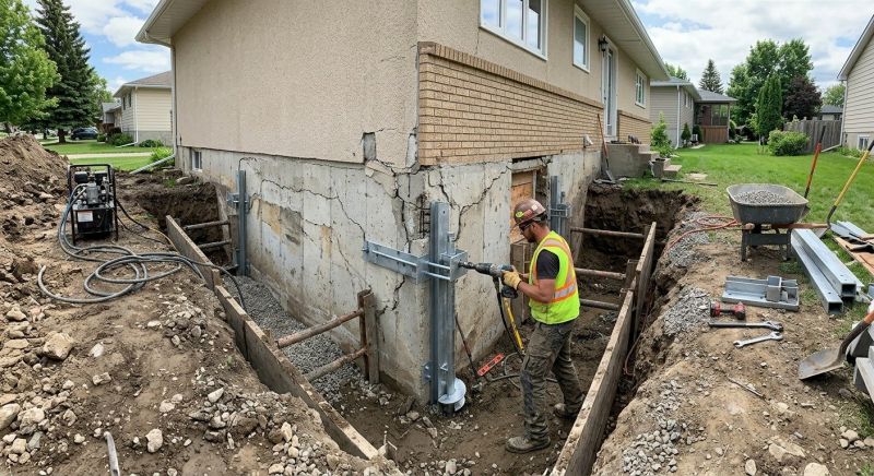 House Foundation Repair in Tyrone, GA