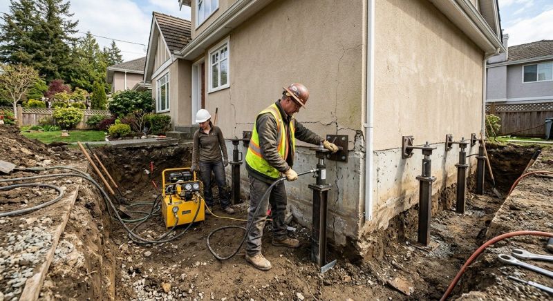 Sinking Foundation Repair in Atlanta, GA