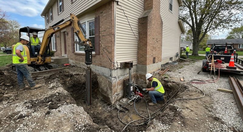 Sinking Foundation Repair in Dekalb County, GA