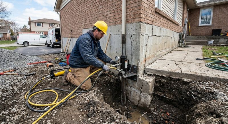 Sinking Foundation Repair in Jonesboro, GA