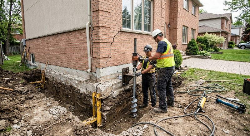 Sinking Foundation Repair in Mcdonough, GA