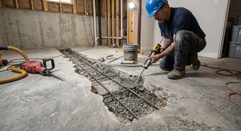 Slab Foundation Repair in Henry County, GA